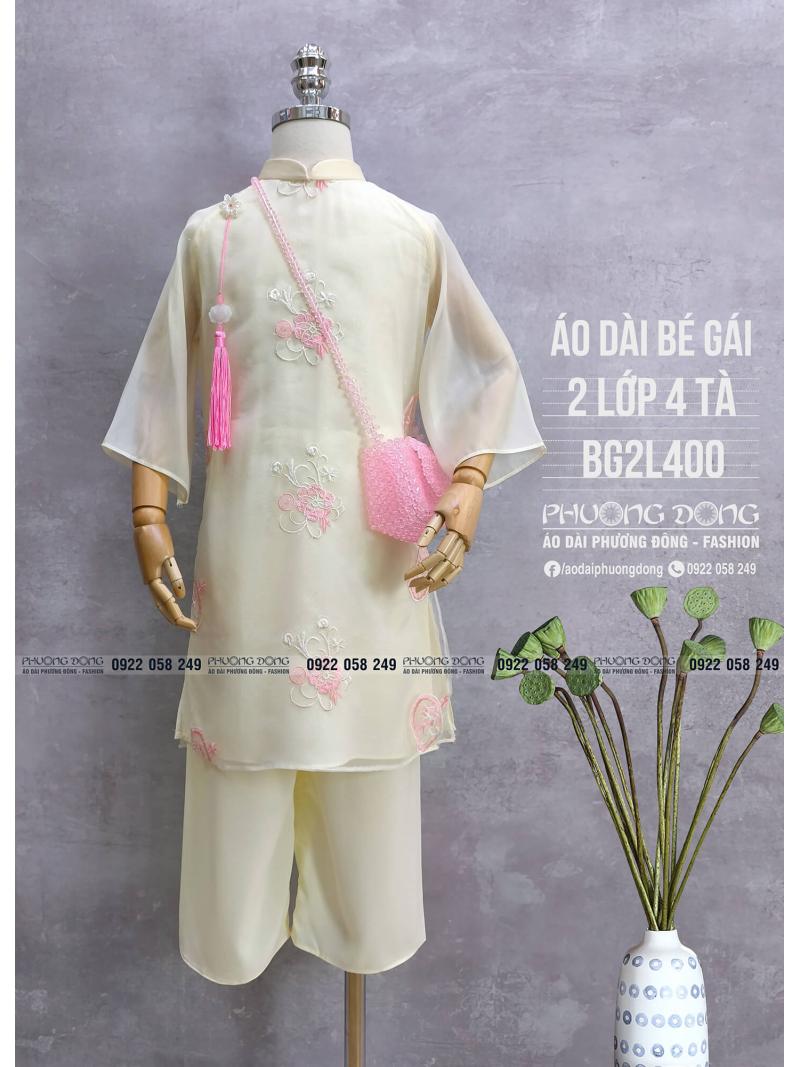 Áo Dài Cách Tân Bé Gái BG2L400 Áo Dài Cách Tân Bé Gái BG2L400